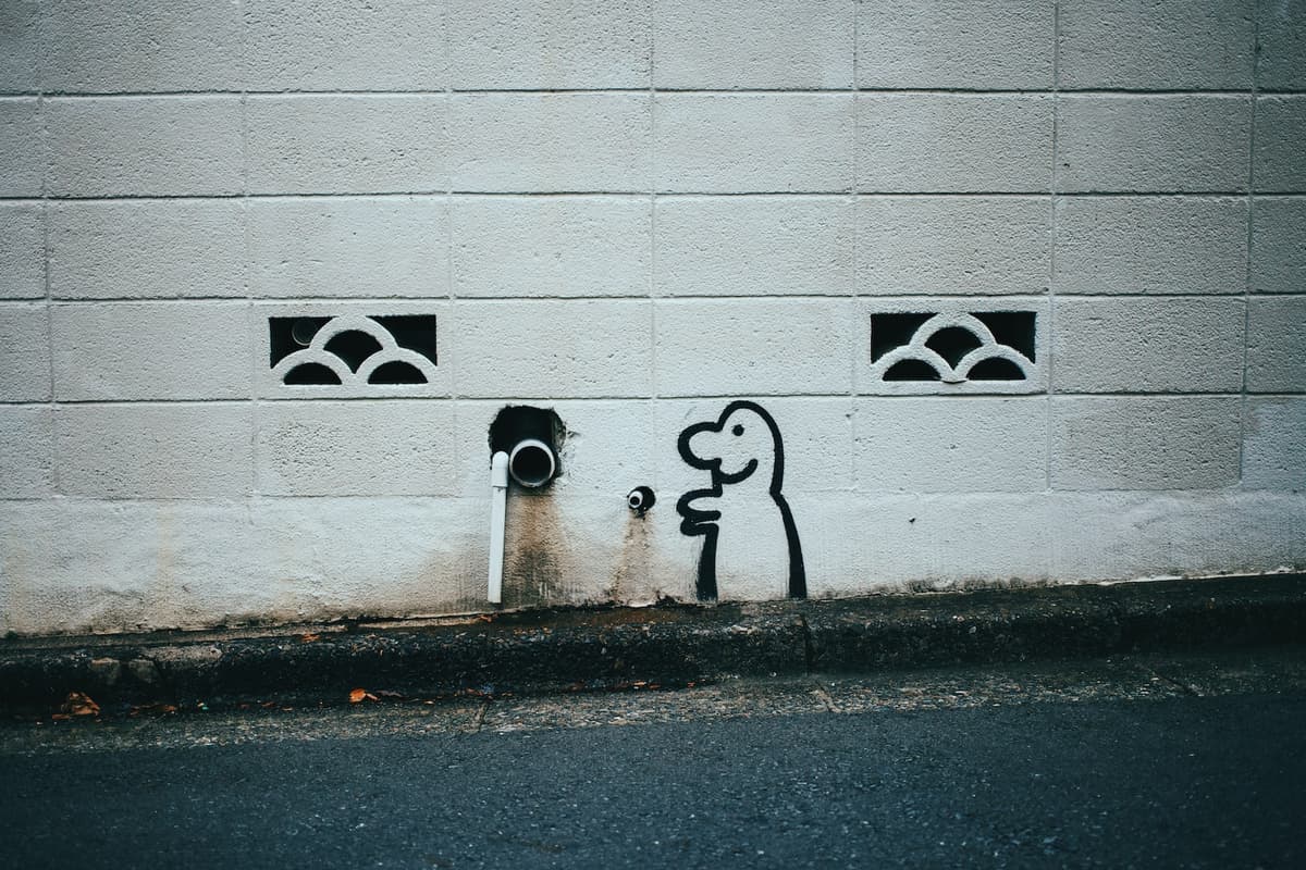 white wall