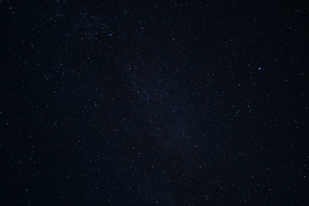 blue and white starry night