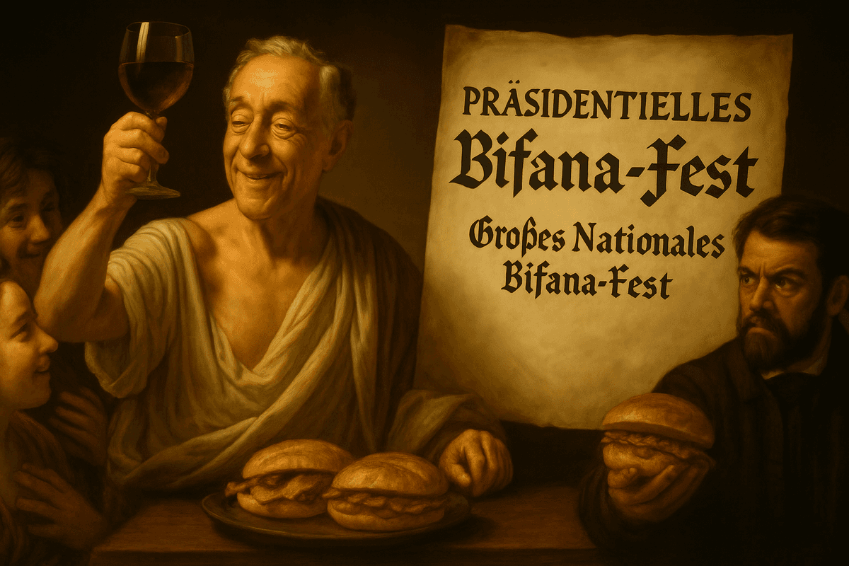 (a)Ventura entre hambúrgueres e cidadãos